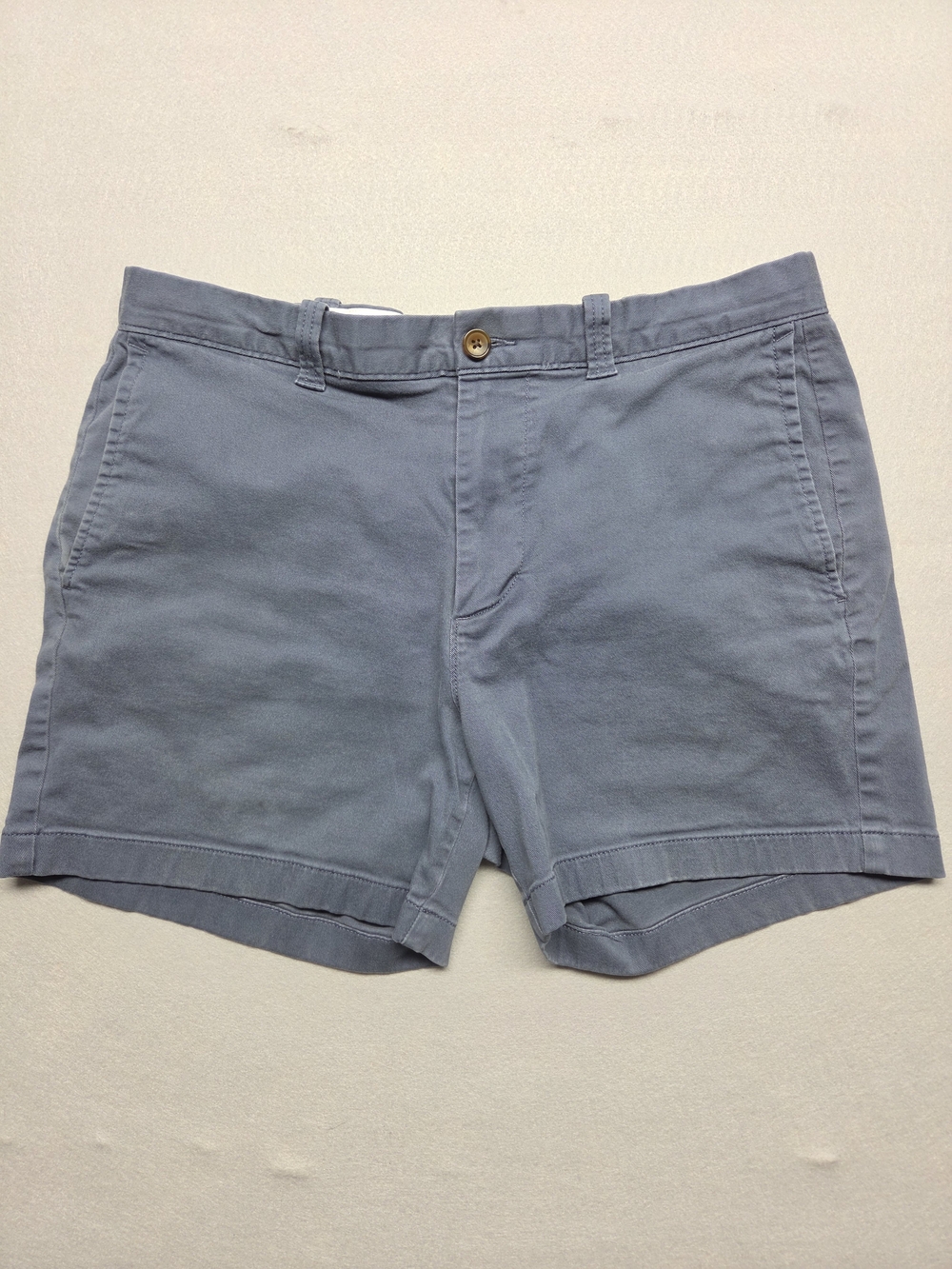 J.Crew Blue Stretch Chino Shorts 5 Inch Inseam Mens 33